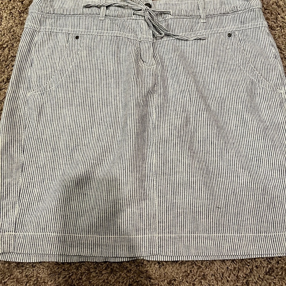 Dalits Collection striped mini skirt size 6